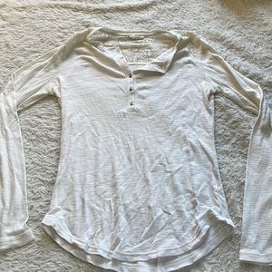 bleu & gray long sleeve cream color